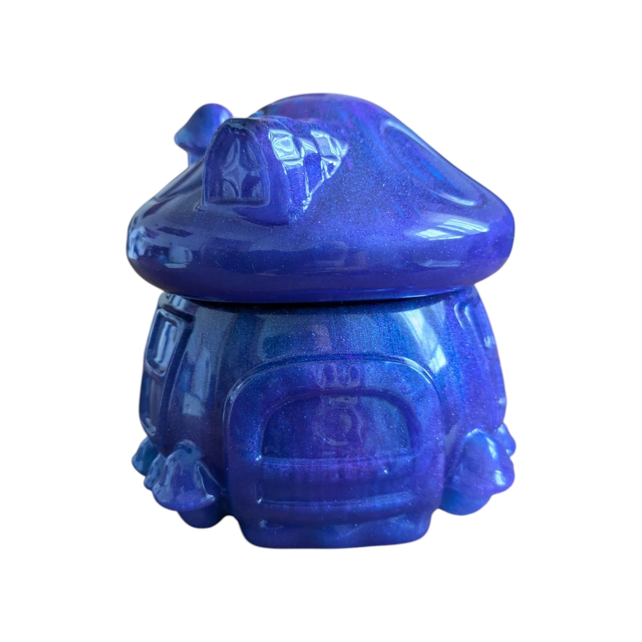 Magisches Pilzhaus aus Resin – Handgemachte Fantasy Deko mit Versteck
