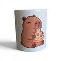 Spardose Capybara Pizza Design – Originelle Geschenkidee für Erwachsene & Kinder