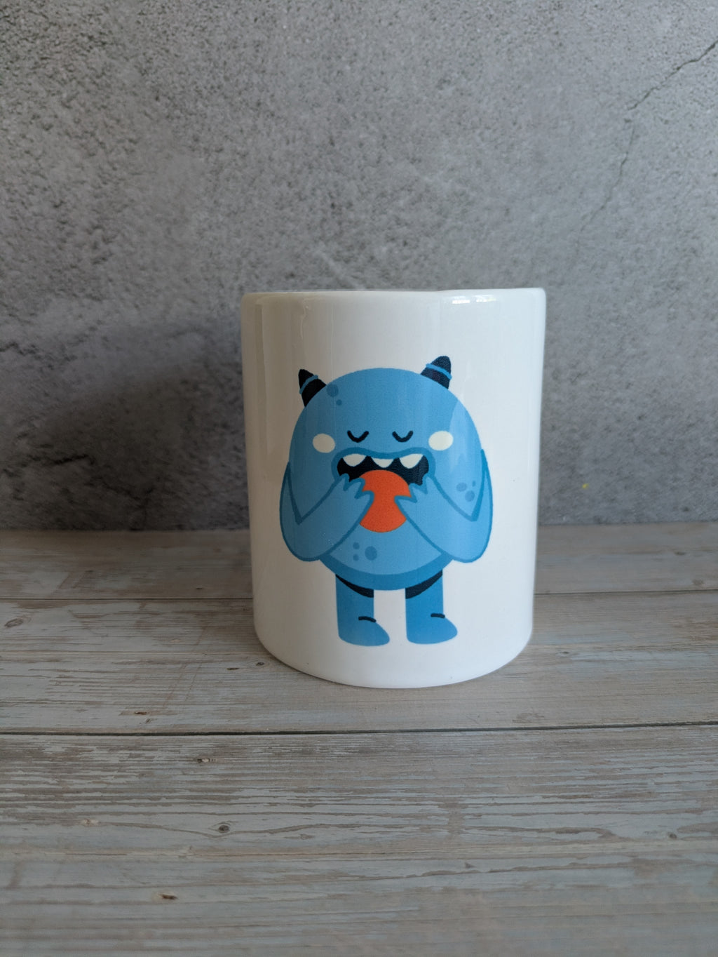 Süße Monster Keramik Spardose „Ich habe Hunger“ – Witziges Geschenk
