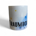 Aquarell Spardose mit Sternen – Traumbox Sparschwein als Geschenkidee