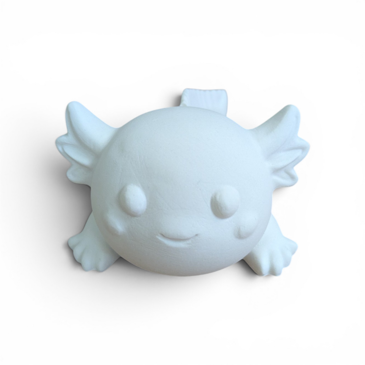 Raysin Axolotl Figur – Handgegossene Dekofigur – Niedlicher Axolotl als Tierdeko