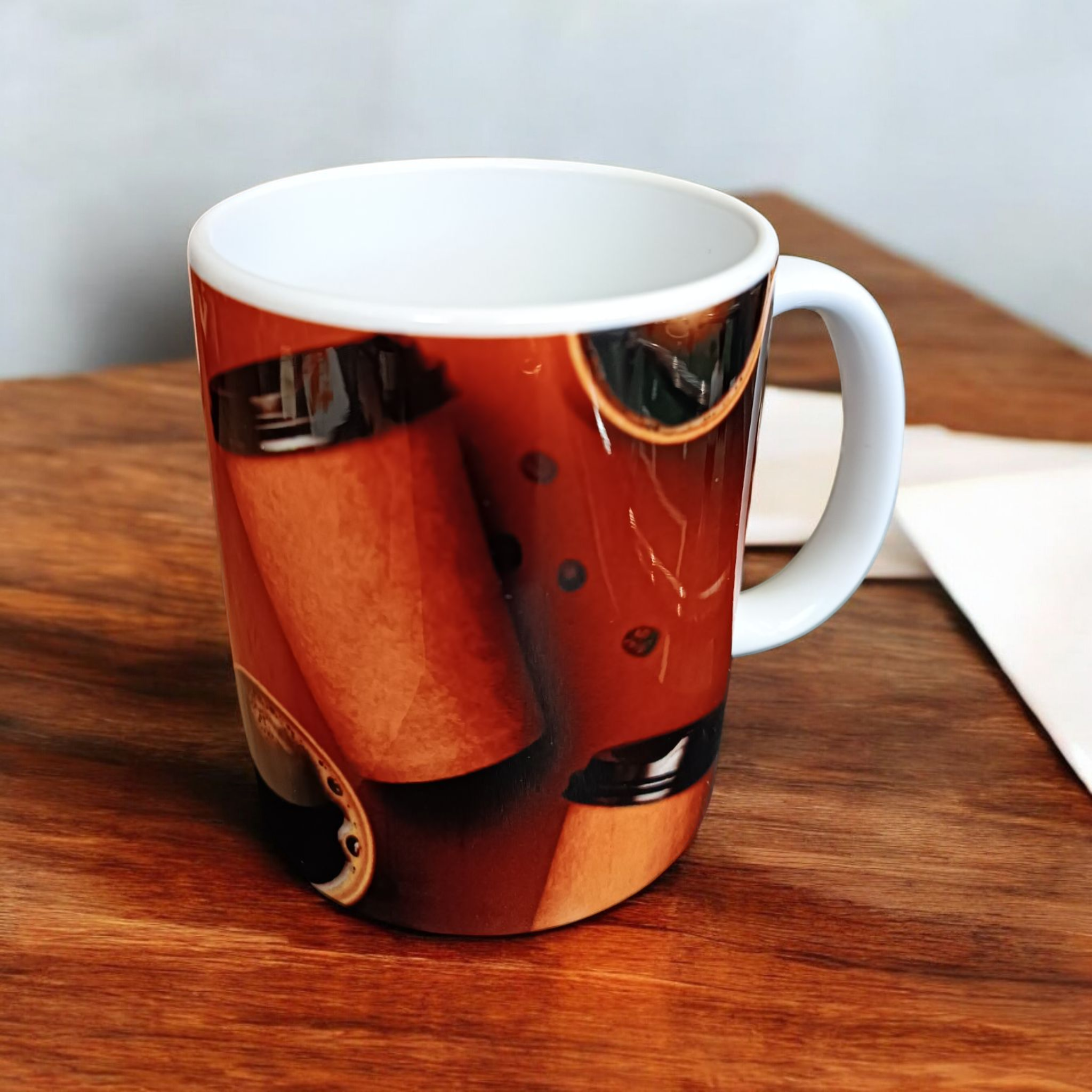 Tasse „Wer früher wach ist – schafft mehr Kaffee“