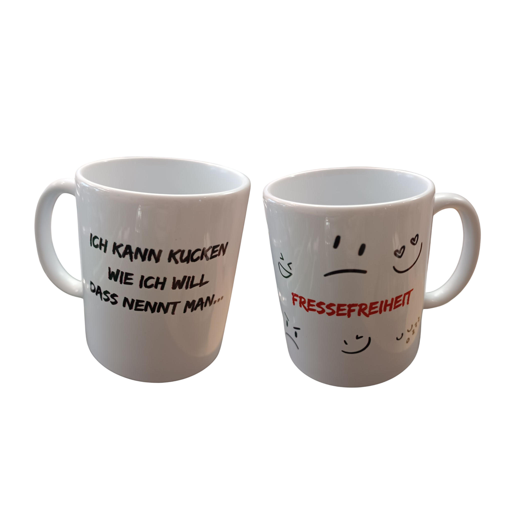 Tasse „Fressefreiheit“ – Humor mit Haltung