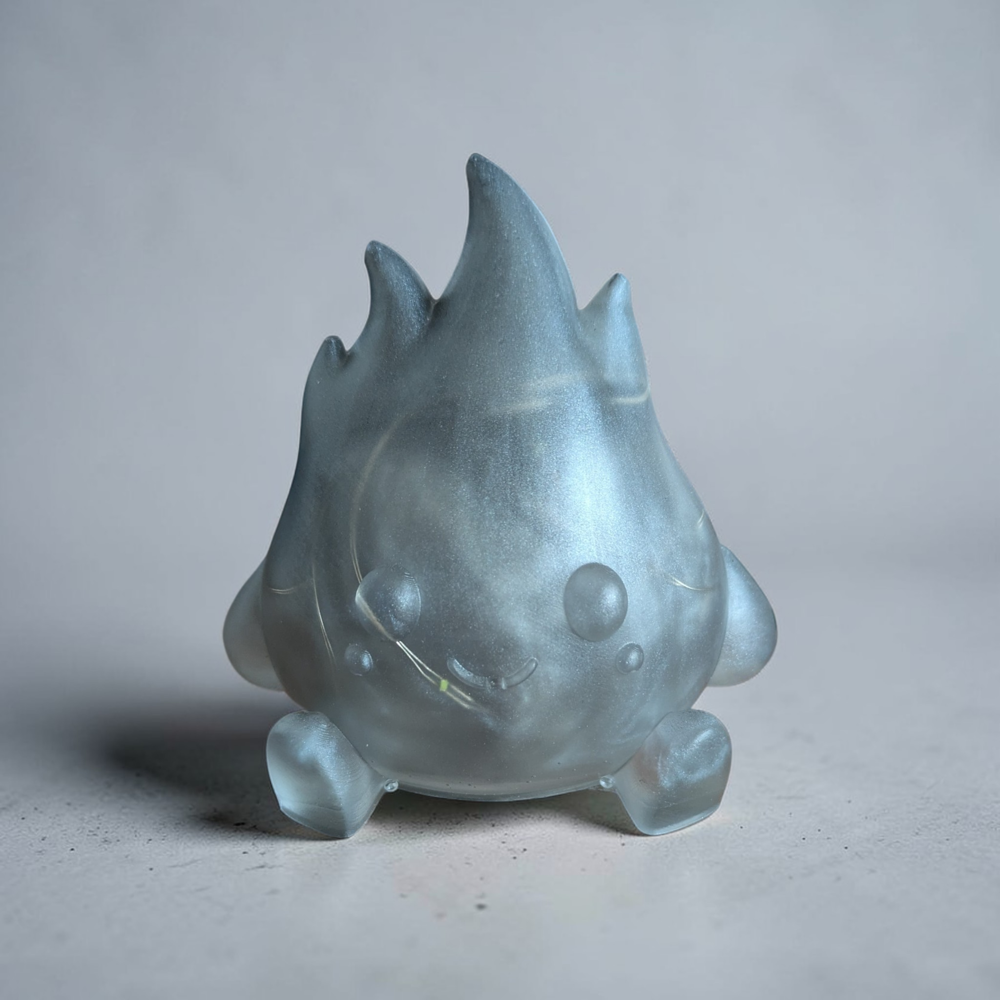 GlowFlame – Leuchtendes Flammenmännchen aus Epoxidharz