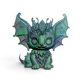 Fabelwesen Magnet aus Epoxidharz – Handgegossener Fantasy Drache – Fantasievolle Deko mit Magnet